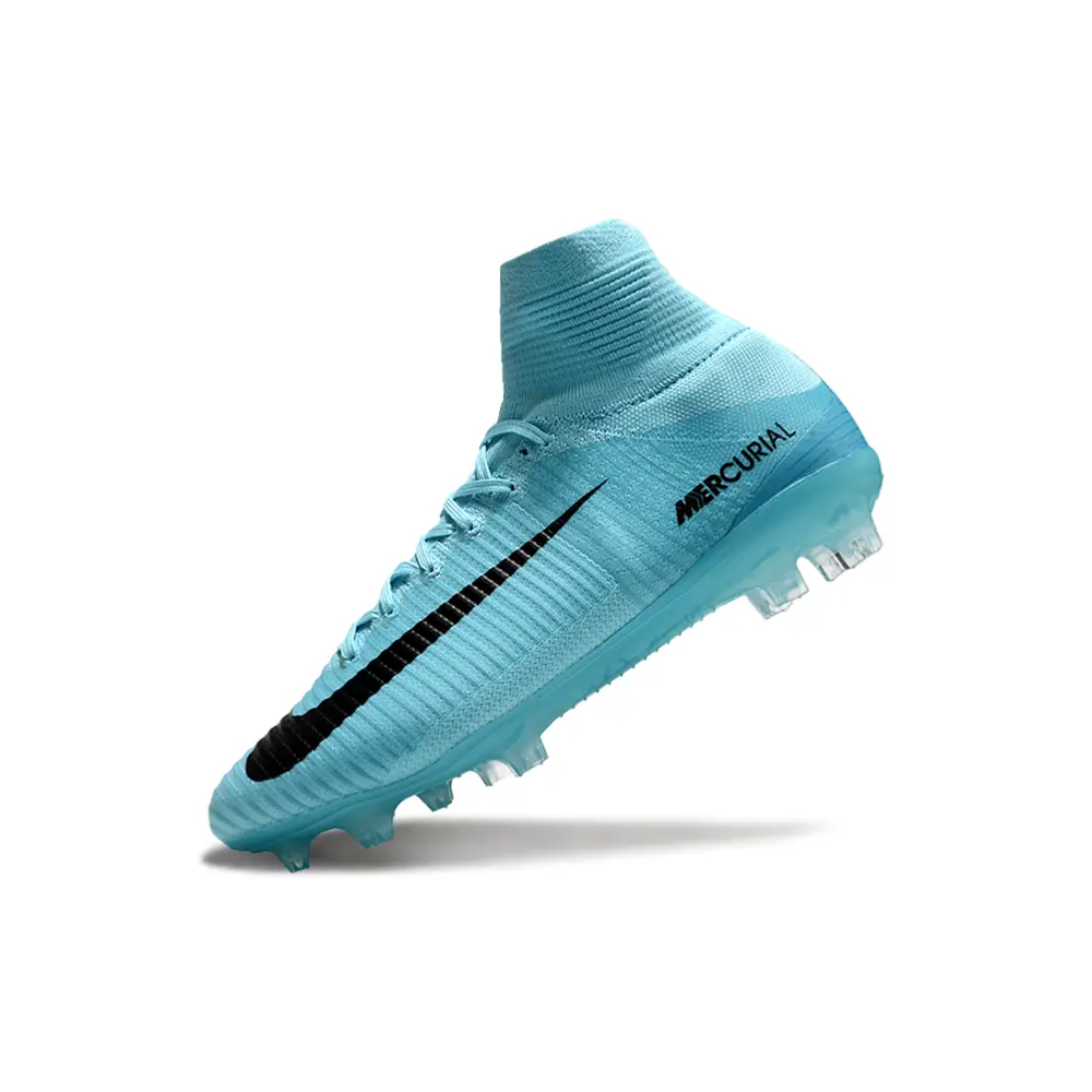 Chuteira Campo Nike Mercurial Azul | Velocidade e Controle - Retrô