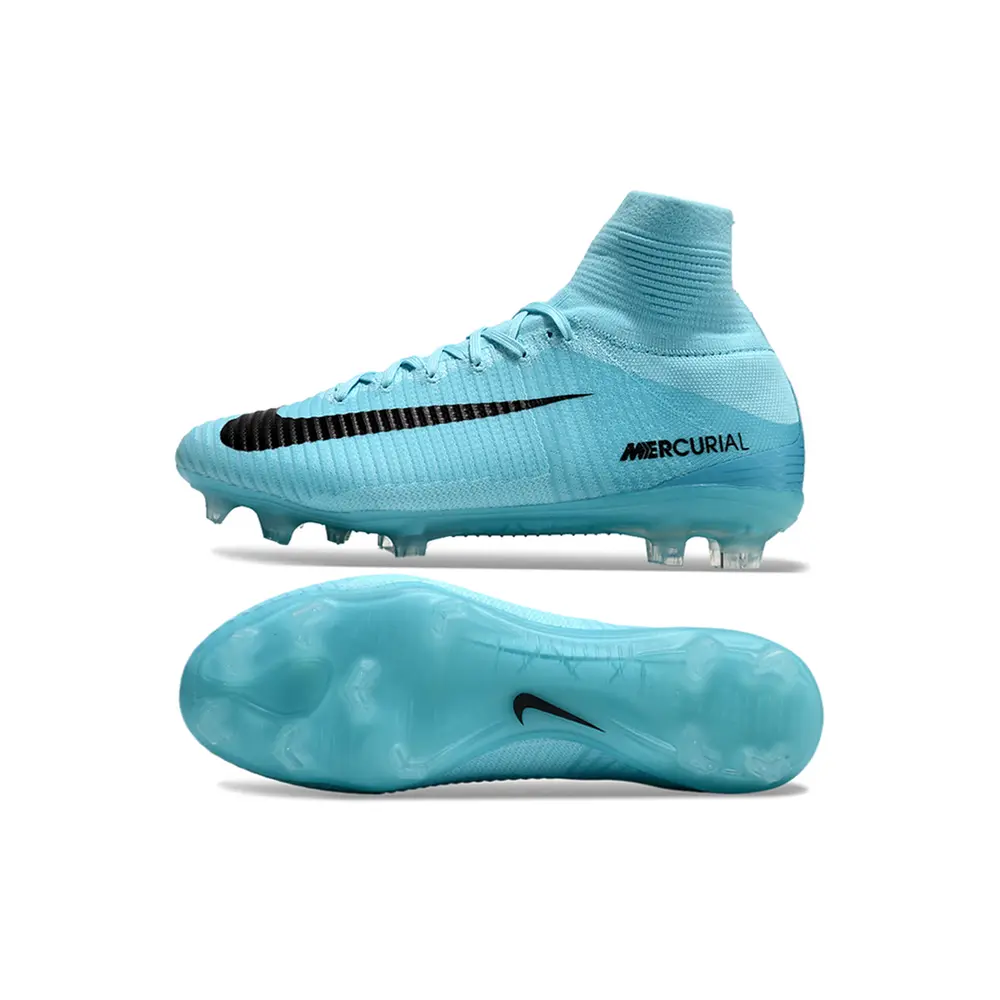 Chuteira Campo Nike Mercurial Azul | Velocidade e Controle - Retrô
