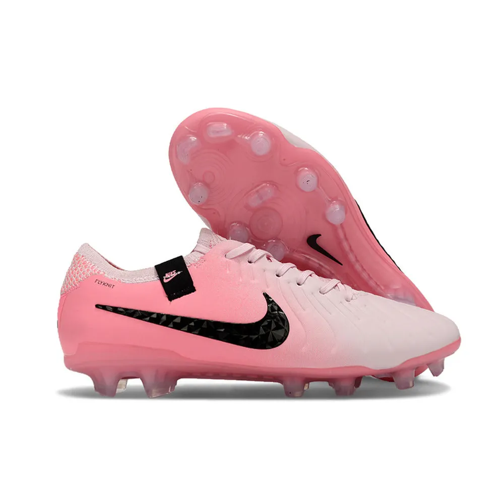 Nike Tiempo Legend 10 Elite FG Rosa e Preto | Controle e Estilo