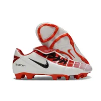 Chuteira Campo Nike Total 90 | Branca e Vermelha - imagem 4