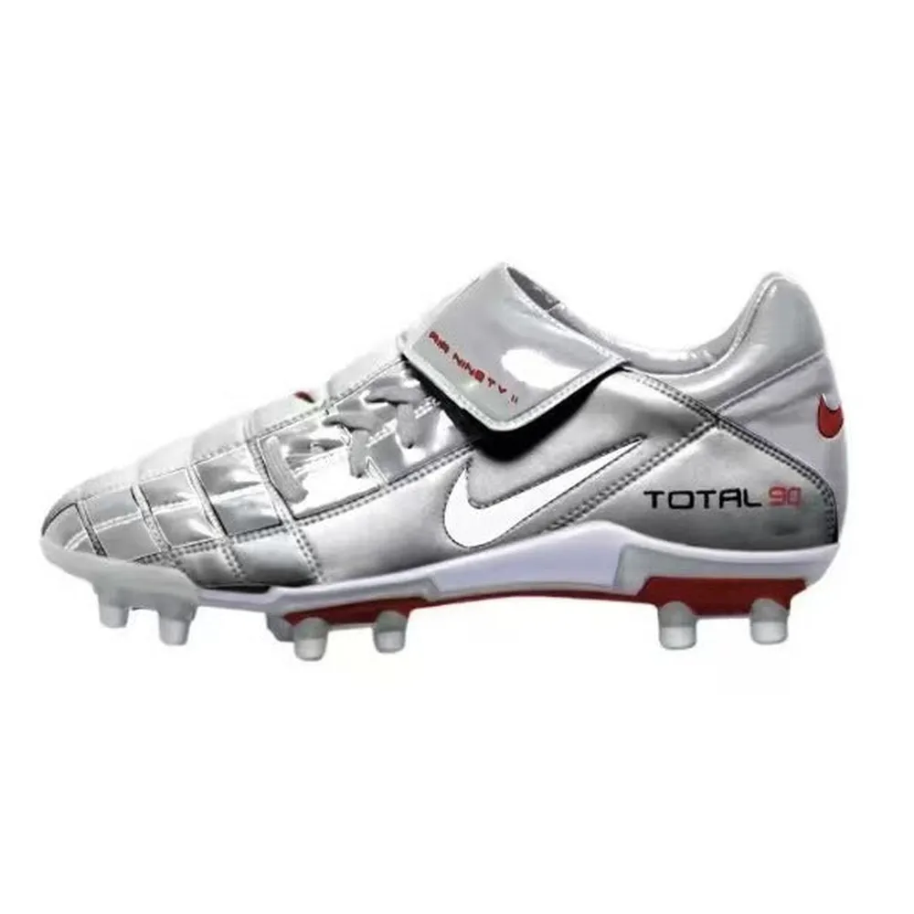 Chuteira Campo Nike Total 90 FG Prata | Velocidade e Estilo