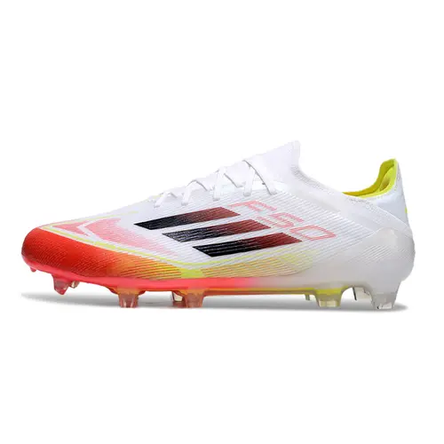Chuteira Campo Adidas F50 FG Branca e Laranja - Pure Victory