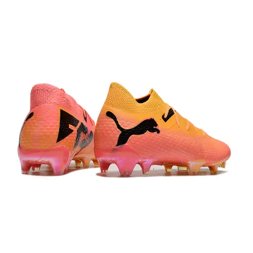 Chuteira Campo Puma Future 7 FG Laranja e Rosa - Olympic x Tricks