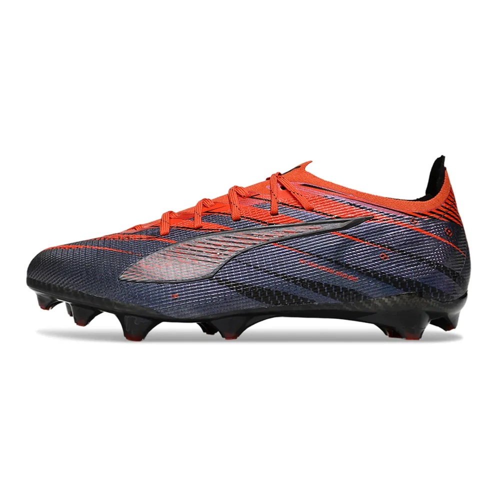 Chuteira Campo Puma Ultra 5 | Ultimate FG Cinza Laranja