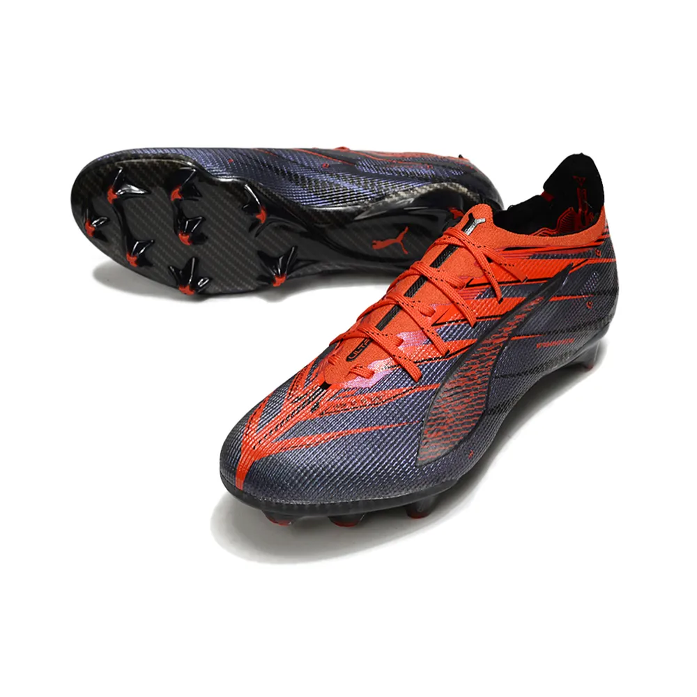 Chuteira Campo Puma Ultra 5 | Ultimate FG Cinza Laranja