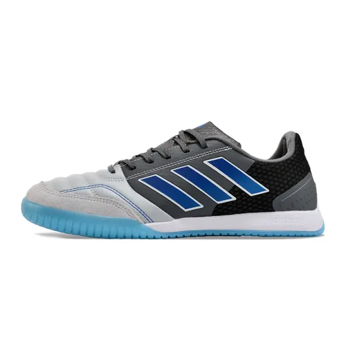 Chuteira Futsal Adidas Competition Top IC Cinza, Azul e Branco