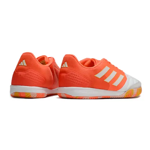 Chuteira Futsal Adidas Competition Top IC Laranja e Branco