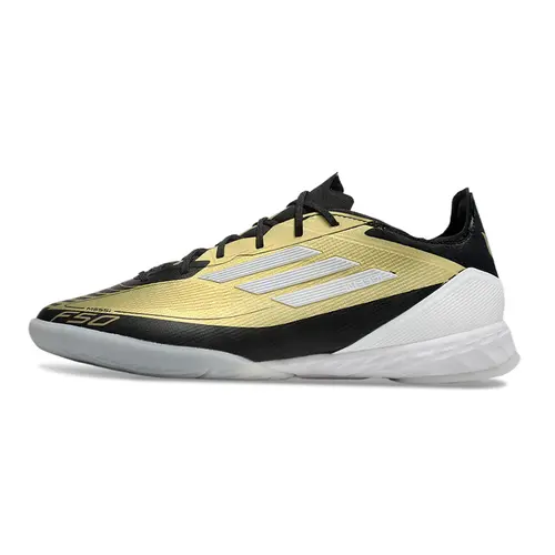 Chuteira Futsal Adidas F50 IC Dourada e Preta 