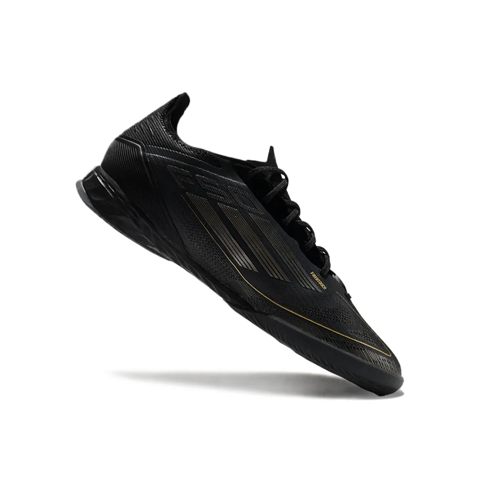 Chuteira Futsal Adidas F50 IC | Preto e Dourado