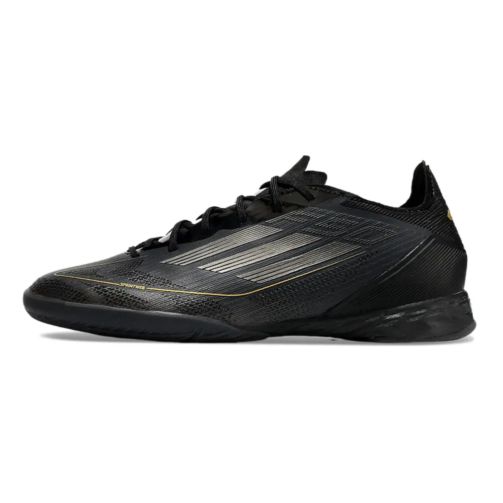 Chuteira Futsal Adidas F50 IC | Preto e Dourado