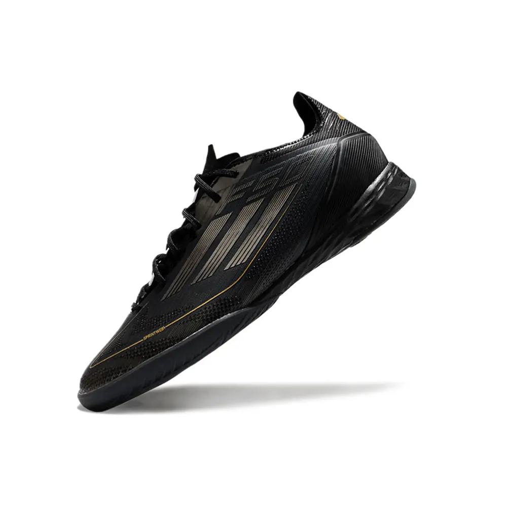 Chuteira Futsal Adidas F50 IC | Preto e Dourado