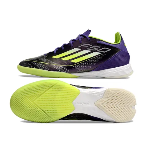 Chuteira Futsal Adidas F50 IC Roxa e Verde 