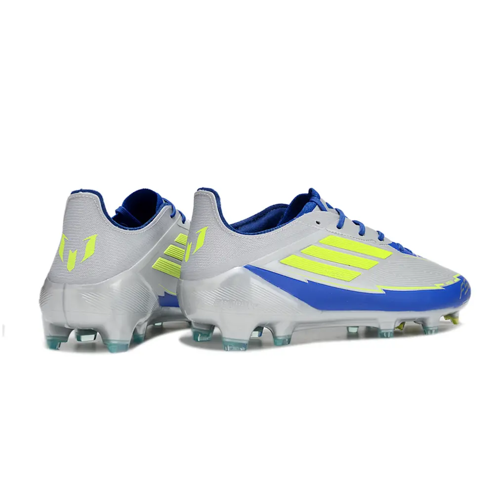 Chuteira Campo Adidas F50 Alumínio Verde e Rosa