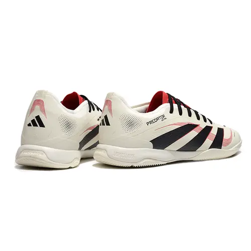 Chuteira Futsal Adidas Predator 24 Elite IC Bege, Vermelha e Preta