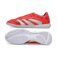 Chuteira Futsal Adidas Predator 24 Elite IC Vermelha e Branca - imagem 2