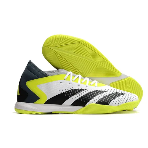 Chuteira Futsal Adidas Predator Accuracy.1 IC Branca e Verde 