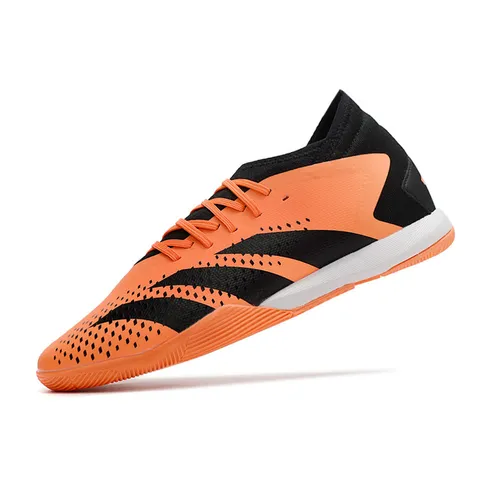 Chuteira Futsal Adidas Predator Accuracy.1 IC Laranja e Preta 