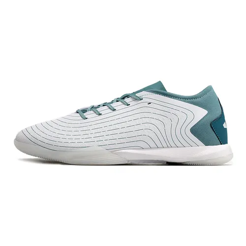 Chuteira Futsal Adidas Predator Accuracy.1 IC Low Branca e Azul 
