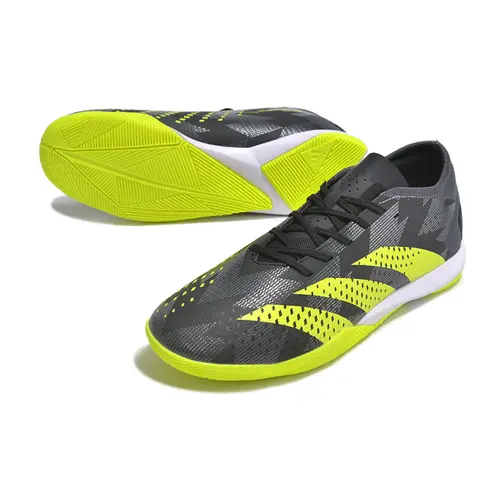 Chuteira Futsal Adidas Predator Accuracy.1 IC Low Preta e Verde 