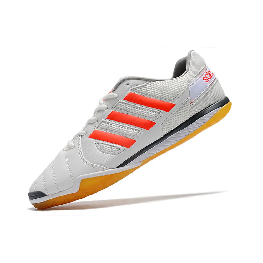 Chuteira Futsal Adidas Top Sala IC Branca e Laranja