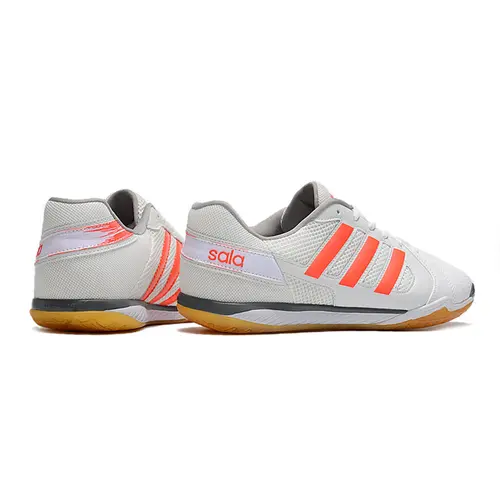 Chuteira Futsal Adidas Top Sala IC Branca e Laranja