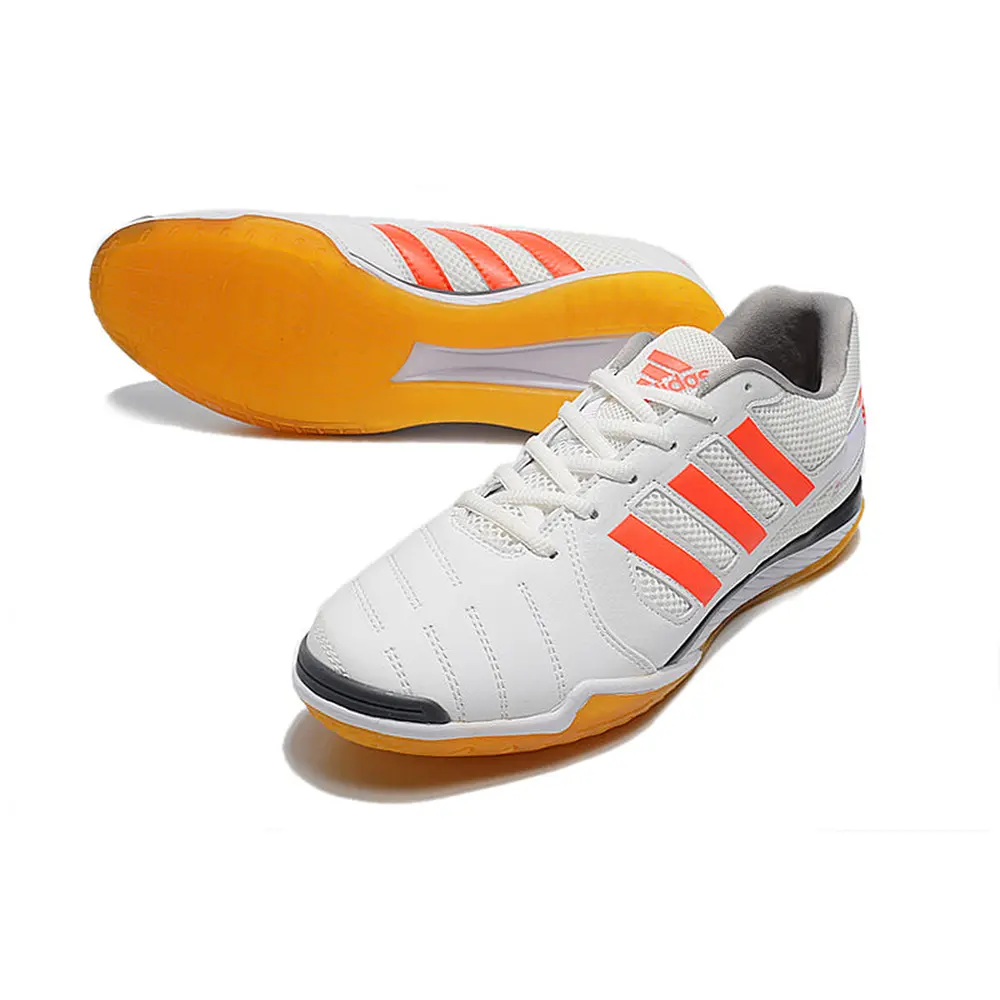 Chuteira Futsal Adidas Top Sala IC Branca e Laranja
