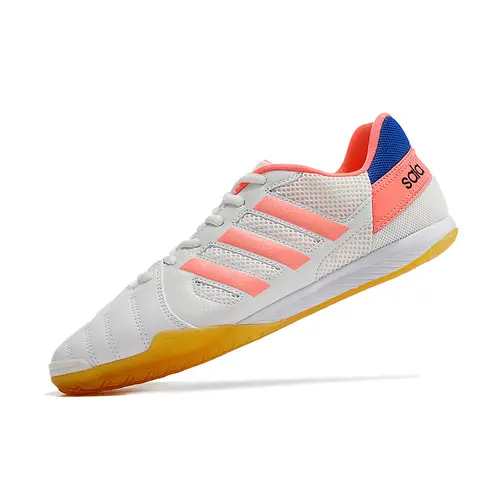 Chuteira Futsal Adidas Top Sala IC Branca e Rosa