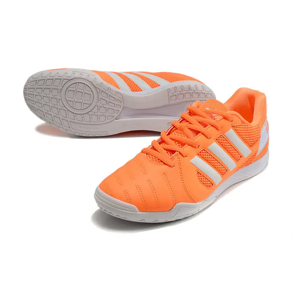 Chuteira Futsal Adidas Top Sala | Laranja e Branca