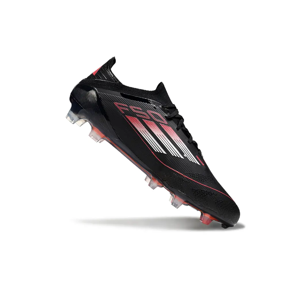Adidas F50 FG | Chuteira Campo Preto e Vermelho