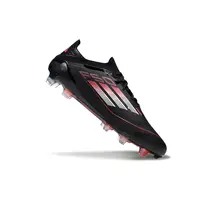 Adidas F50 FG | Chuteira Campo Preto e Vermelho - imagem 4