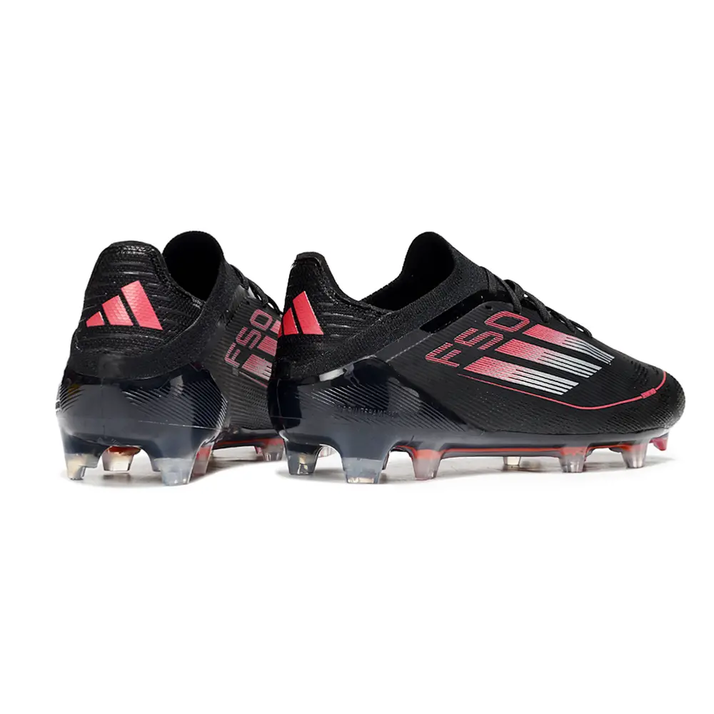 Adidas F50 FG | Chuteira Campo Preto e Vermelho