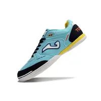 Chuteira Futsal Joma Top Flex Rebound IC Azul Preto Branco - imagem 5