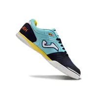 Chuteira Futsal Joma Top Flex Rebound IC Azul Preto Branco - imagem 3