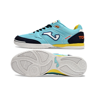 Chuteira Futsal Joma Top Flex Rebound IC Azul Preto Branco - imagem 6