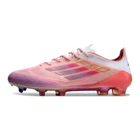 Chuteira Campo Adidas F50 Alumínio Vermelha e Azul - imagem 1