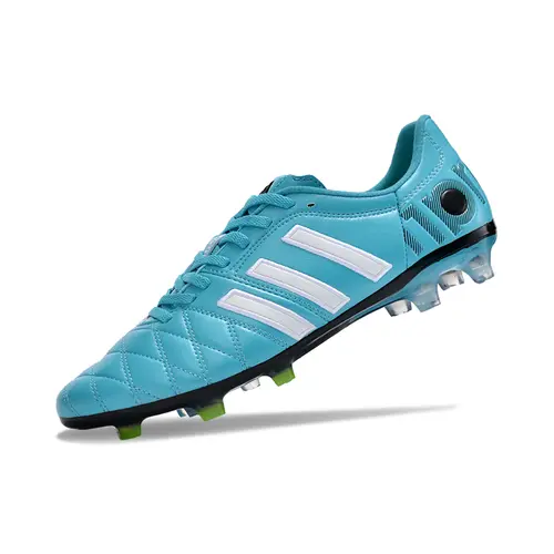 Chuteira Campo Adidas AdiPure 11 Pro FG Azul e Branca