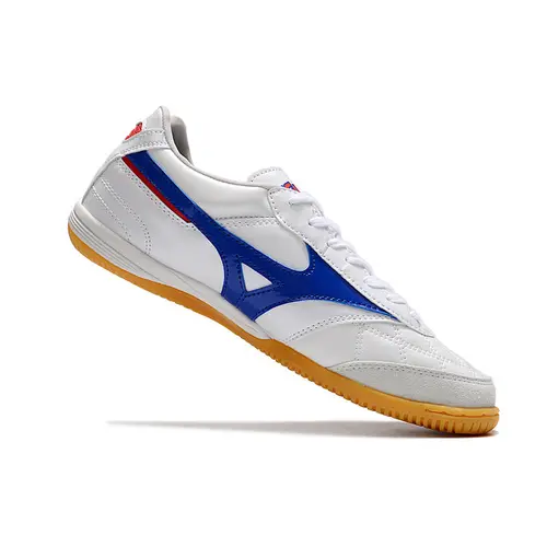 Chuteira Futsal Mizuno Morelia Sala IC Branca e Azul