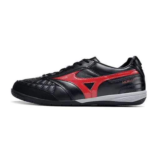 Chuteira Futsal Mizuno Morelia Sala IC Preta e Vermelha 
