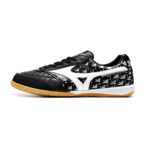 Chuteira Futsal Mizuno Morelia Sala IC Preta e Branca