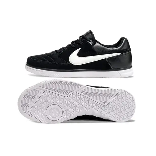 Chuteira Futsal Nike 5 StreetGato IC Preta e Branca