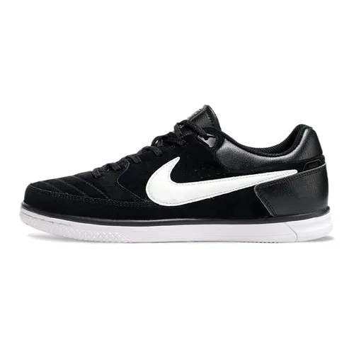 Chuteira Futsal Nike 5 Street Gato IC Preta e Branca
