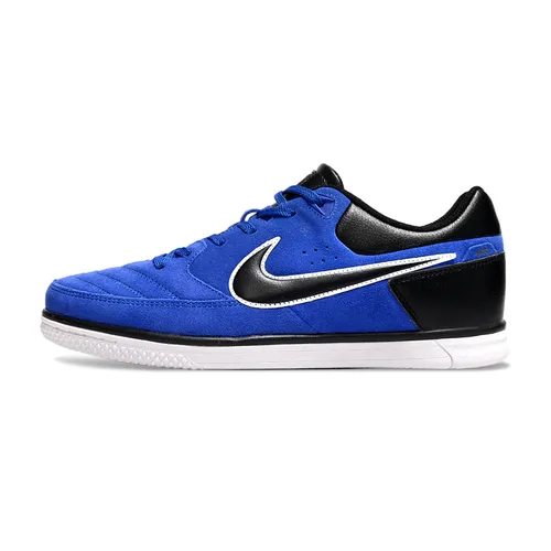 Chuteira Futsal Nike 5 Street Gato IC Azul e Preto