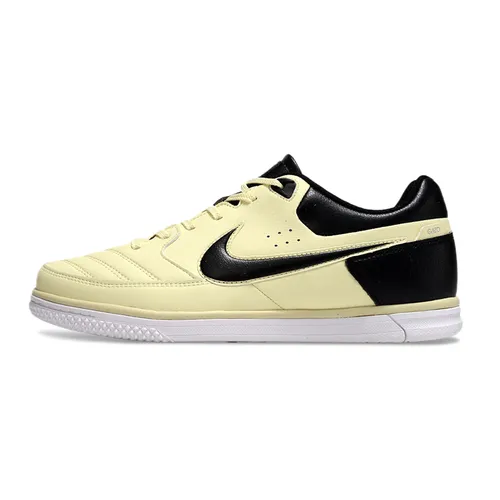 Chuteira Futsal Nike 5 Street Gato IC Bege e Preta