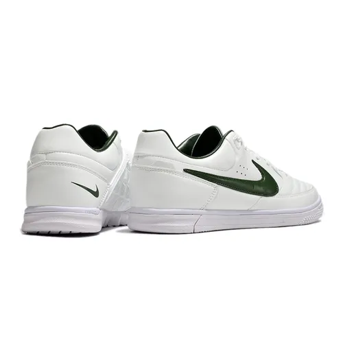 Chuteira FutsaL Nike 5 Street Gato IC Branca e Verde