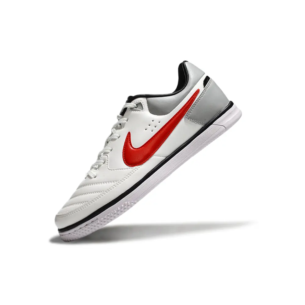 Nike 5 StreetGato IC Branca e Vermelha | Futsal Chuteira Performance