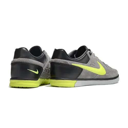 Chuteira Futsal Nike 5 StreetGato IC Cinza e Verde