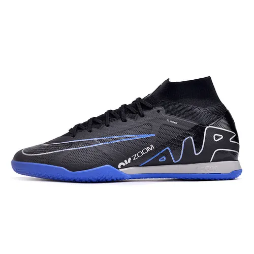 Chuteira Futsal Nike Air Zoom Mercurial Superfly 9 Elite IC Preta e Azul - Shadow Pack