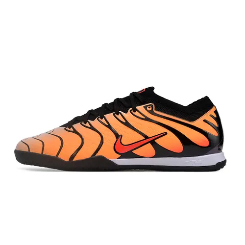 Chuteira Futsal Nike Air Zoom Mercurial Vapor 15 Elite IC Laranja e Preta 