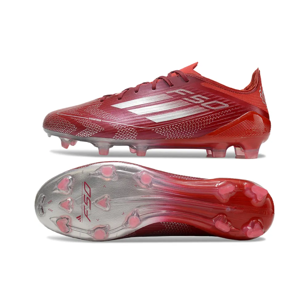 Chuteira Campo Adidas F50 FG Vermelho Escuro