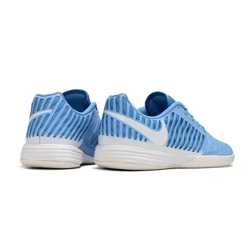 Chuteira Futsal Nike Lunar Gato II IC Azul e Branca
